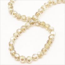 Perles à FACETTES 4mm en Cristal Aquamarine 