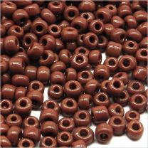 Perles de Rocailles en Verre Opaque 4mm Argenté