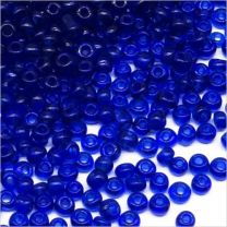 Perles de Rocailles en verre Transparent 2mm Bleu violette