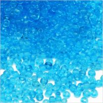 Perles de Rocailles en verre Transparent 2mm Aquamarine 