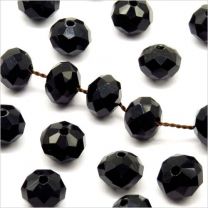 Perles à Facettes Rondelles en Cristal 8x6mm